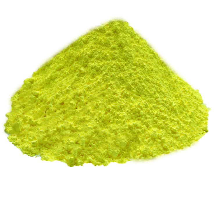 Pigmento fluorescente amarillo limón