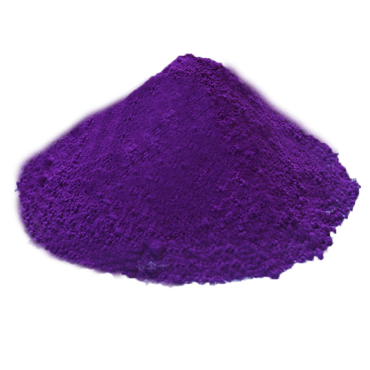 Pigmento fluorescente morado