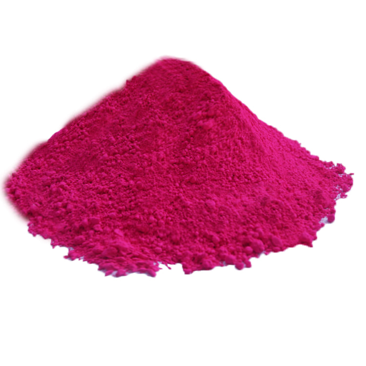 Pigmento fluorescente rosa rojo