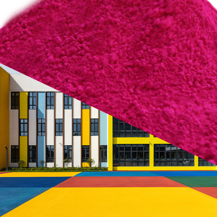 Pigmento fluorescente rosa rojo