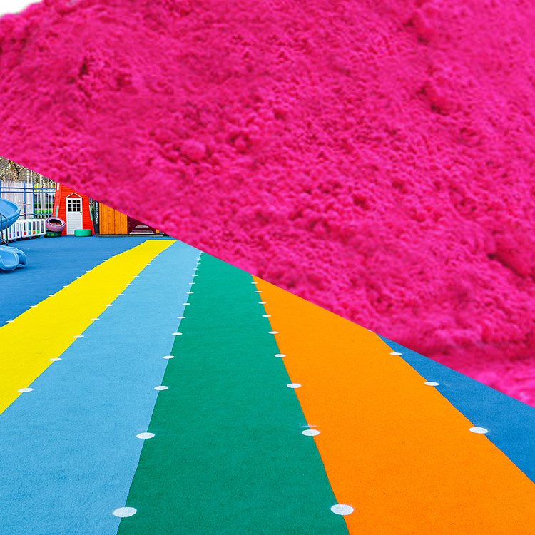 Pigmento fluorescente rosa