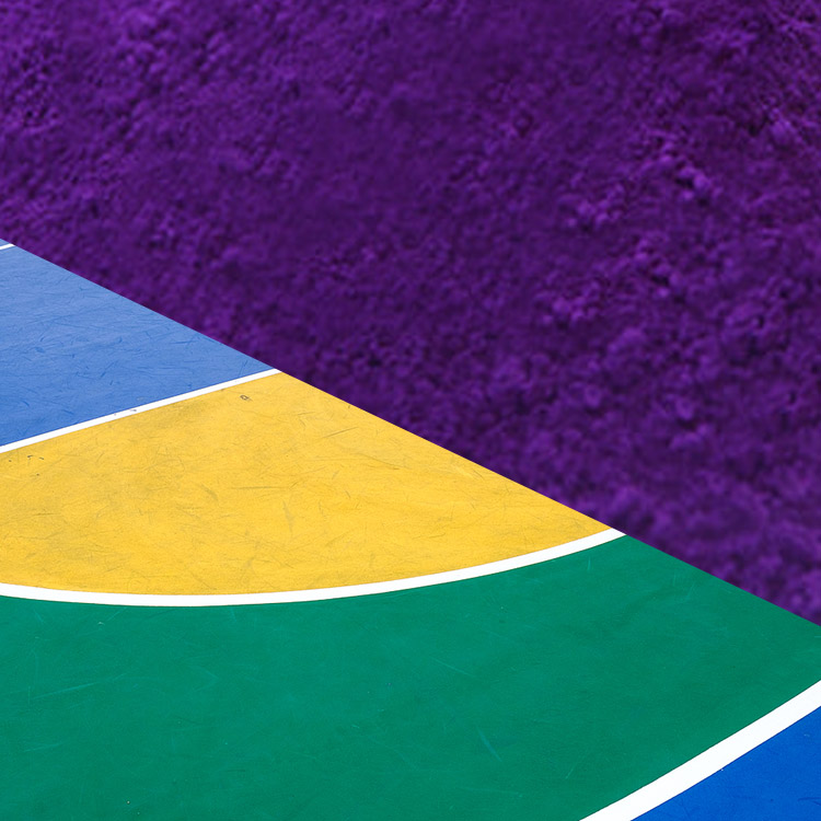 Pigmento fluorescente morado