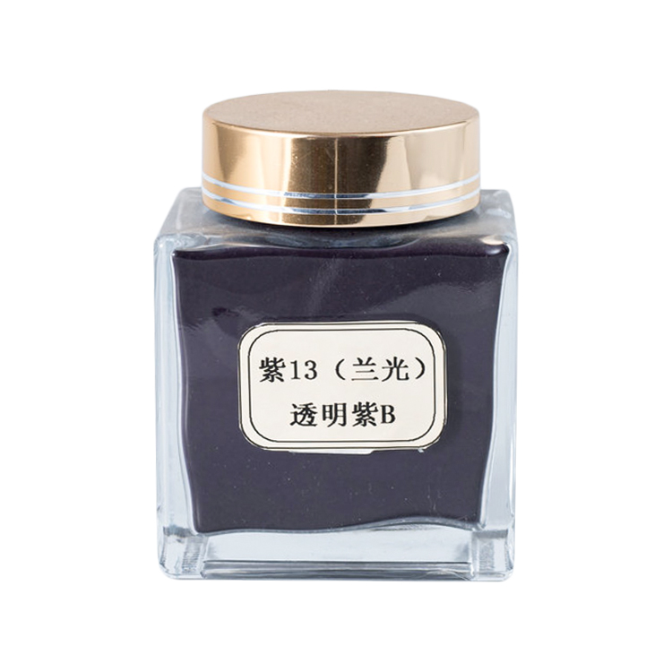 Violeta transparente B (13 luces azules)